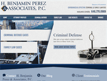 Tablet Screenshot of hbplawyers.com